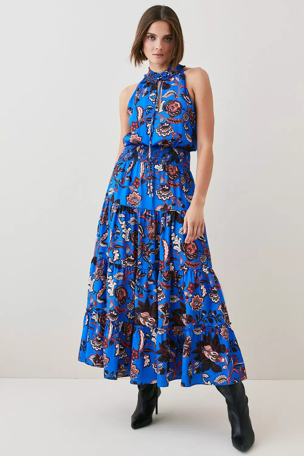 Karen millen 2025 blue floral dress